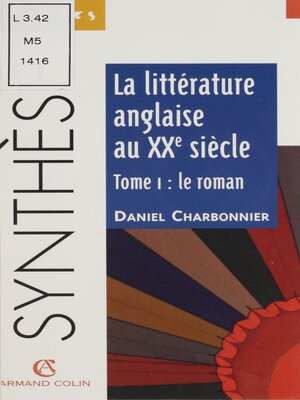 cover image of La littérature anglaise au XXe siècle, 1